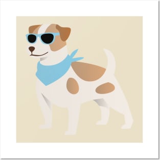 Beach Ready Jack Russell Terrier - The Cool Terrier Posters and Art